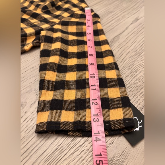 NWT For Love & Lemons Plaid Print V-Neck Open Back Romper Size M - Picture 8 of 12